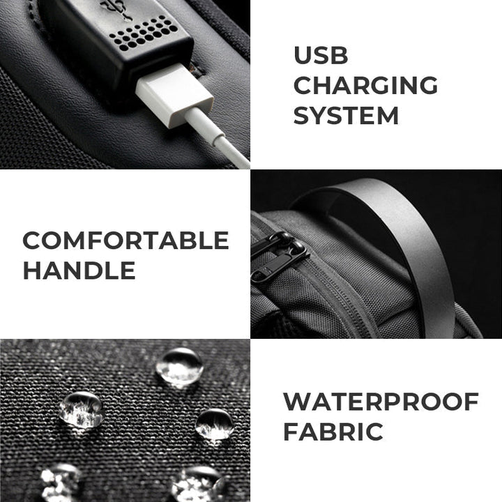 BowLift | Men's Anti-Theft Messenger Bag