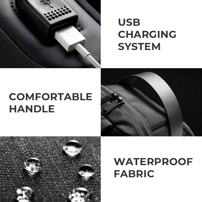 BowLift | Anti-theft courier bag for men