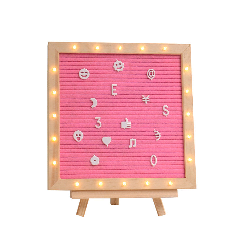 BowLift | Message Board New Style Lighted Message Board, Felt Cloth Letter Board