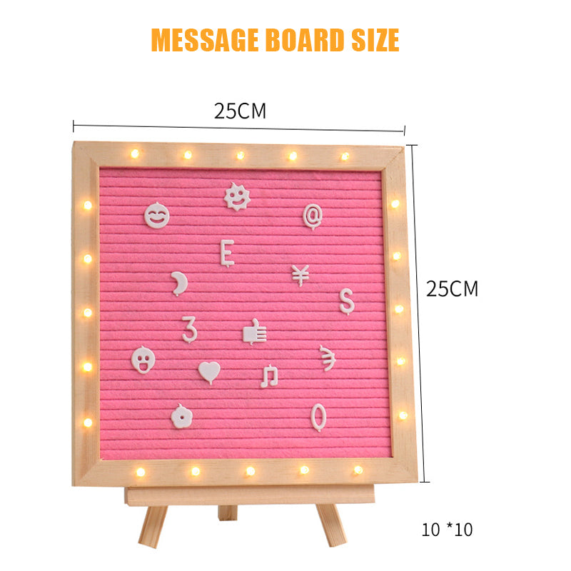 BowLift | Message Board New Style Lighted Message Board, Felt Cloth Letter Board
