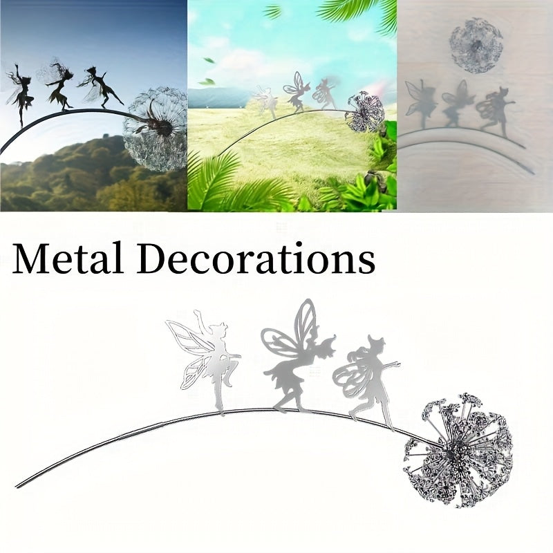 BowLift | Metal Fairy Garden Outdoor Sculpture Decoration