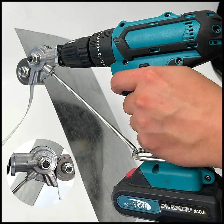 BowLift | Metal cutter for drill machines – Cuts precisely sheet metal, aluminum & plastic