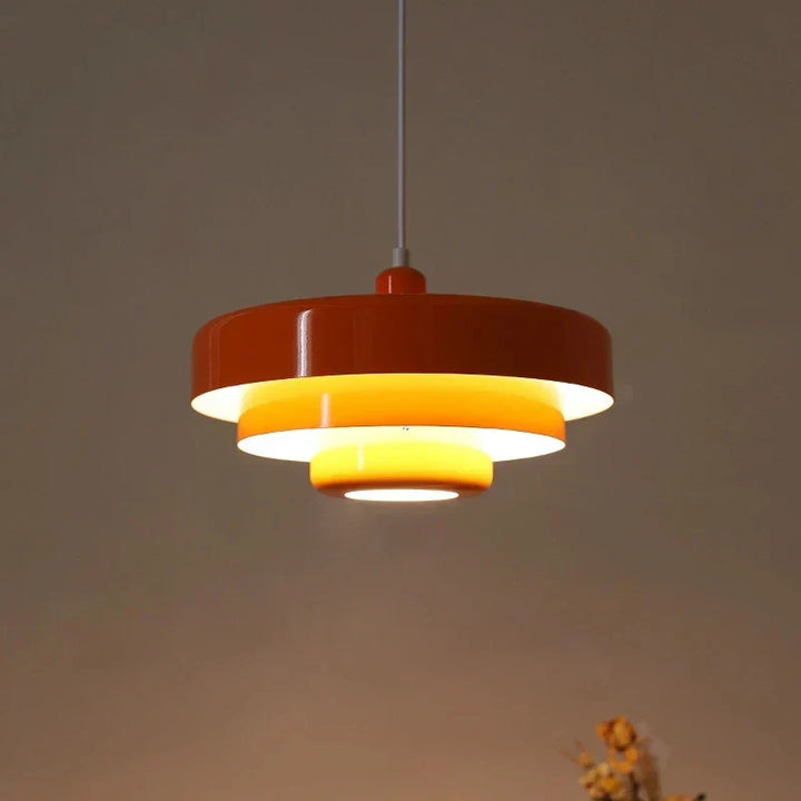 Medieval Scandinavian Pendant Light - Retro Bauhaus Design | Warm LED Lighting | Bowlift