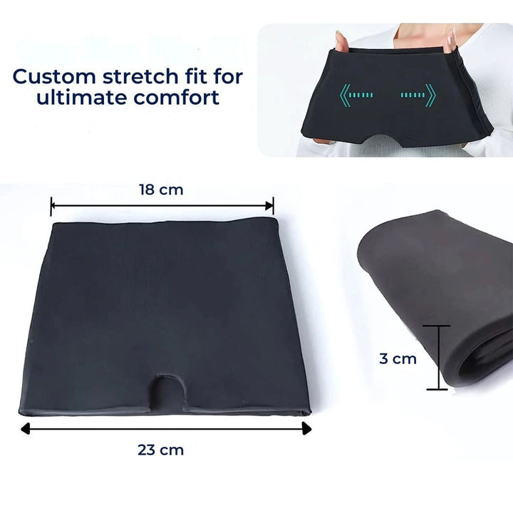 MigraSoothe Gel Hood Instant Headache and Migraine Relief | Cooling Comfort, Pressure Therapy & Light Blocking for Anytime Use Bowlift