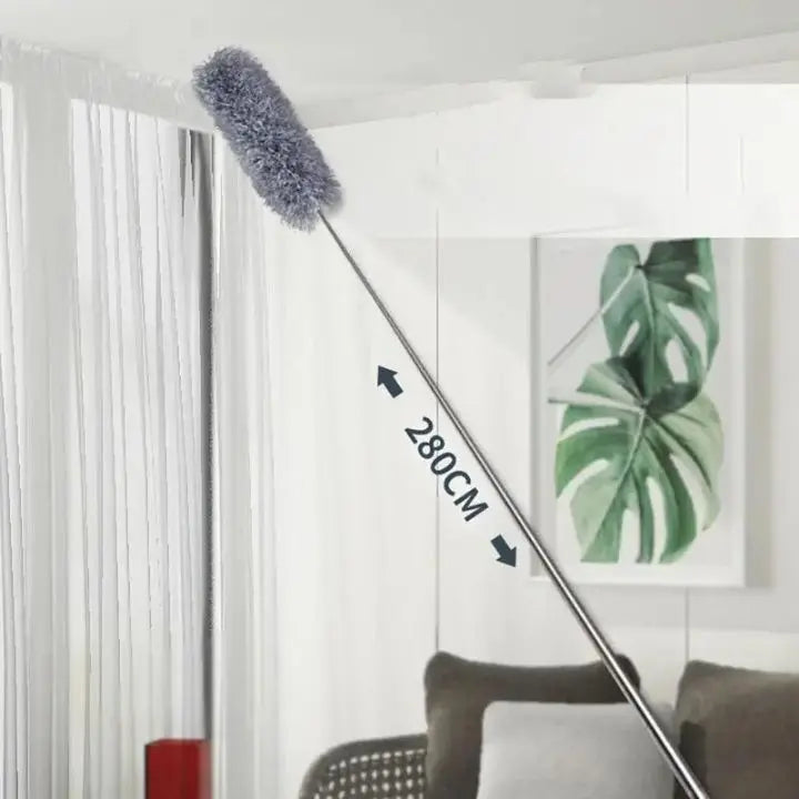 BowLift | Microfiber Dusting Duster with Long Handle - Flexible Washable