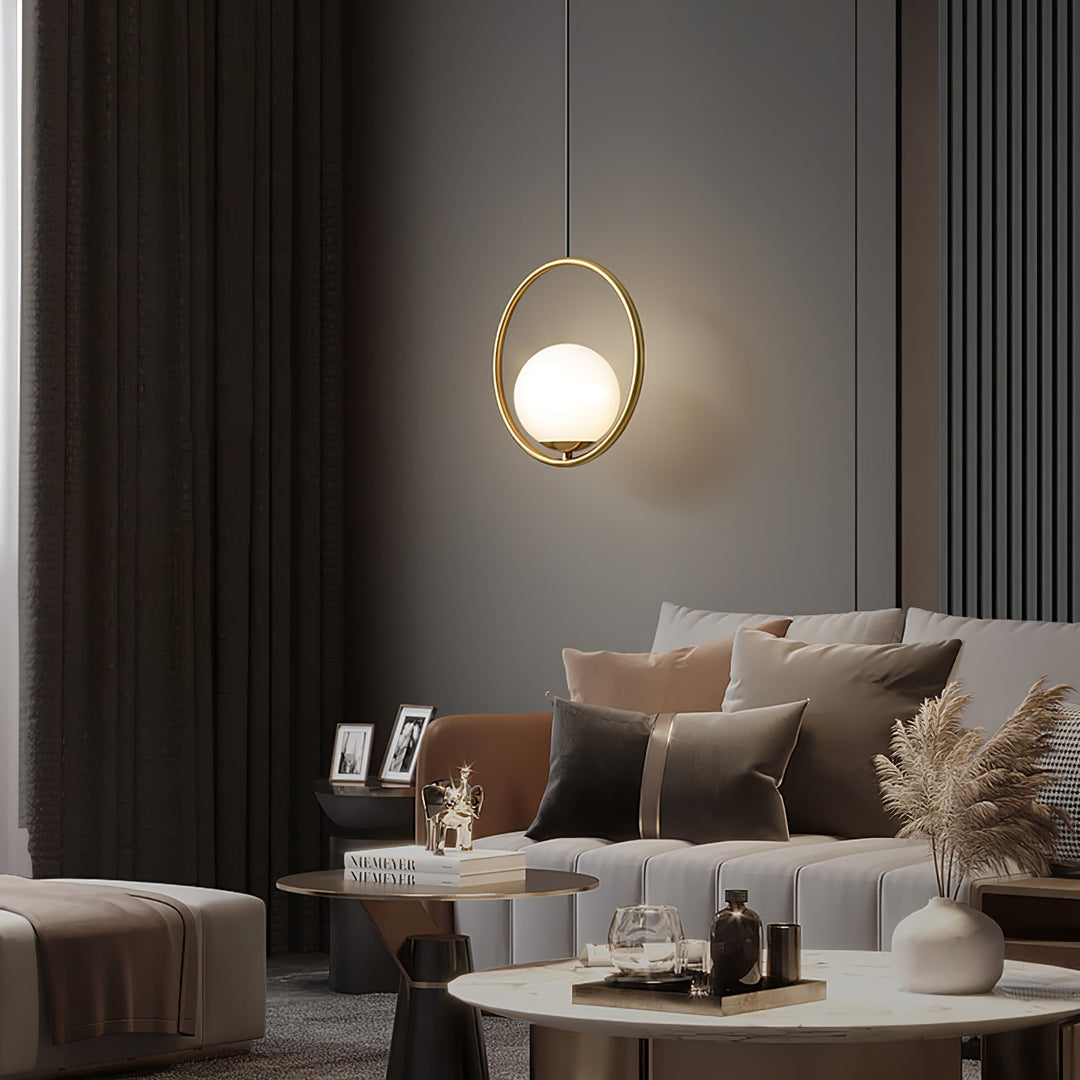 MiraGlow Modern Pendant Light – Elegant Loft Lighting for a Cozy Atmosphere Bowlift