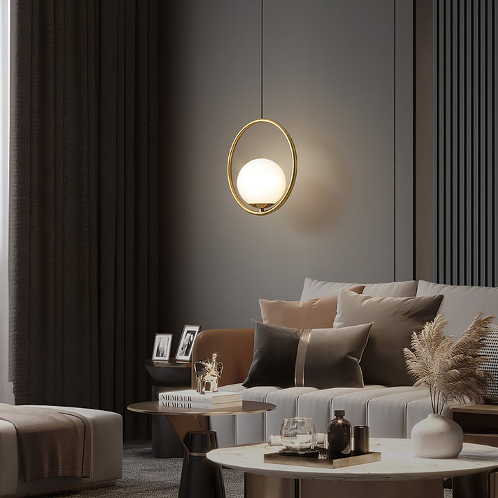 MiraGlow Modern Pendant Light – Elegant Loft Lighting for a Cozy Atmosphere Bowlift
