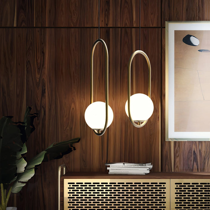 MiraGlow Modern Pendant Light – Elegant Loft Lighting for a Cozy Atmosphere Bowlift