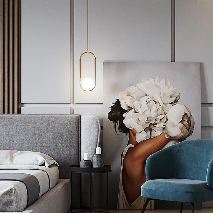 MiraGlow Modern Pendant Light – Elegant Loft Lighting for a Cozy Atmosphere Bowlift