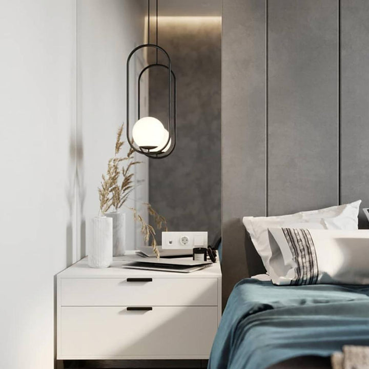 MiraGlow Modern Pendant Light – Elegant Loft Lighting for a Cozy Atmosphere Bowlift
