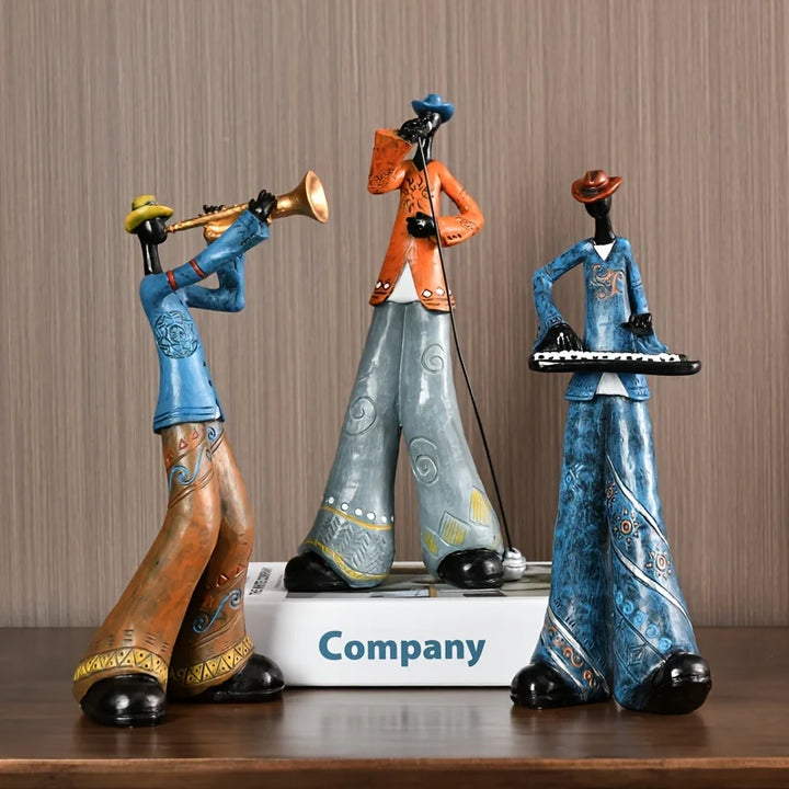 BowLift | Wall Art Resin Jazz Musician Sculpture