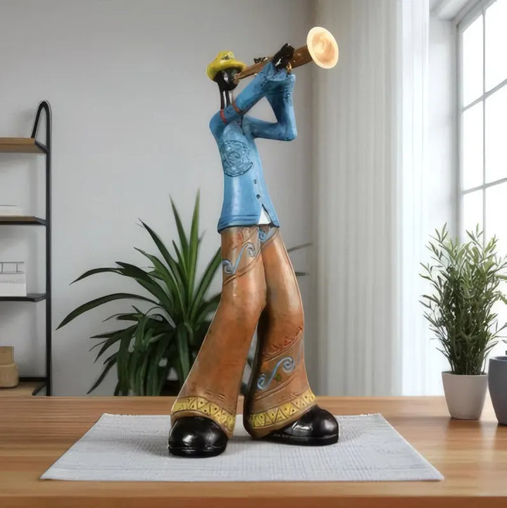 BowLift | Wall Art Resin Jazz Musician Sculpture