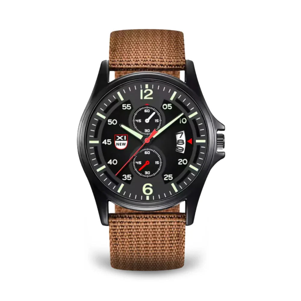 BowLift | Military Quartz Watch – Lightweight Tactical Nylon Strap Watch for Men
