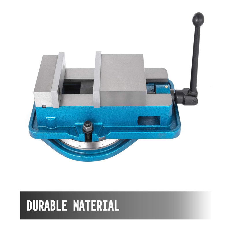 BowLift | Milling Vise Mill Vise Ductile Iron Material with 360 Degree Swiveling Base CNC Vise