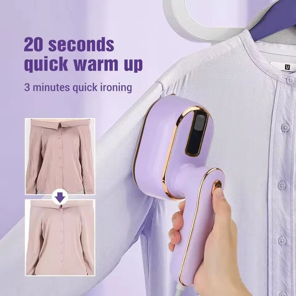 BowLift | Mini Steam Iron – Crease-free in seconds, at home & on the go