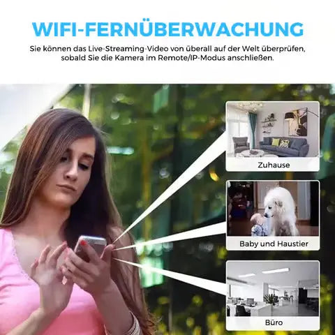 BowLift | Mini Wireless WiFi Camera 1080P HD | with free 32GB memory card