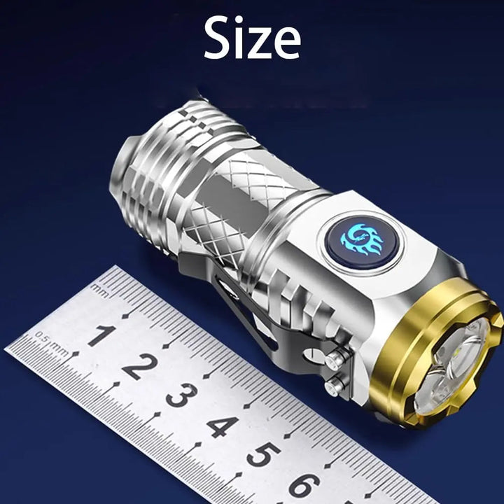 BowLift | Mini LED flashlight – Super bright & waterproof with light regulation