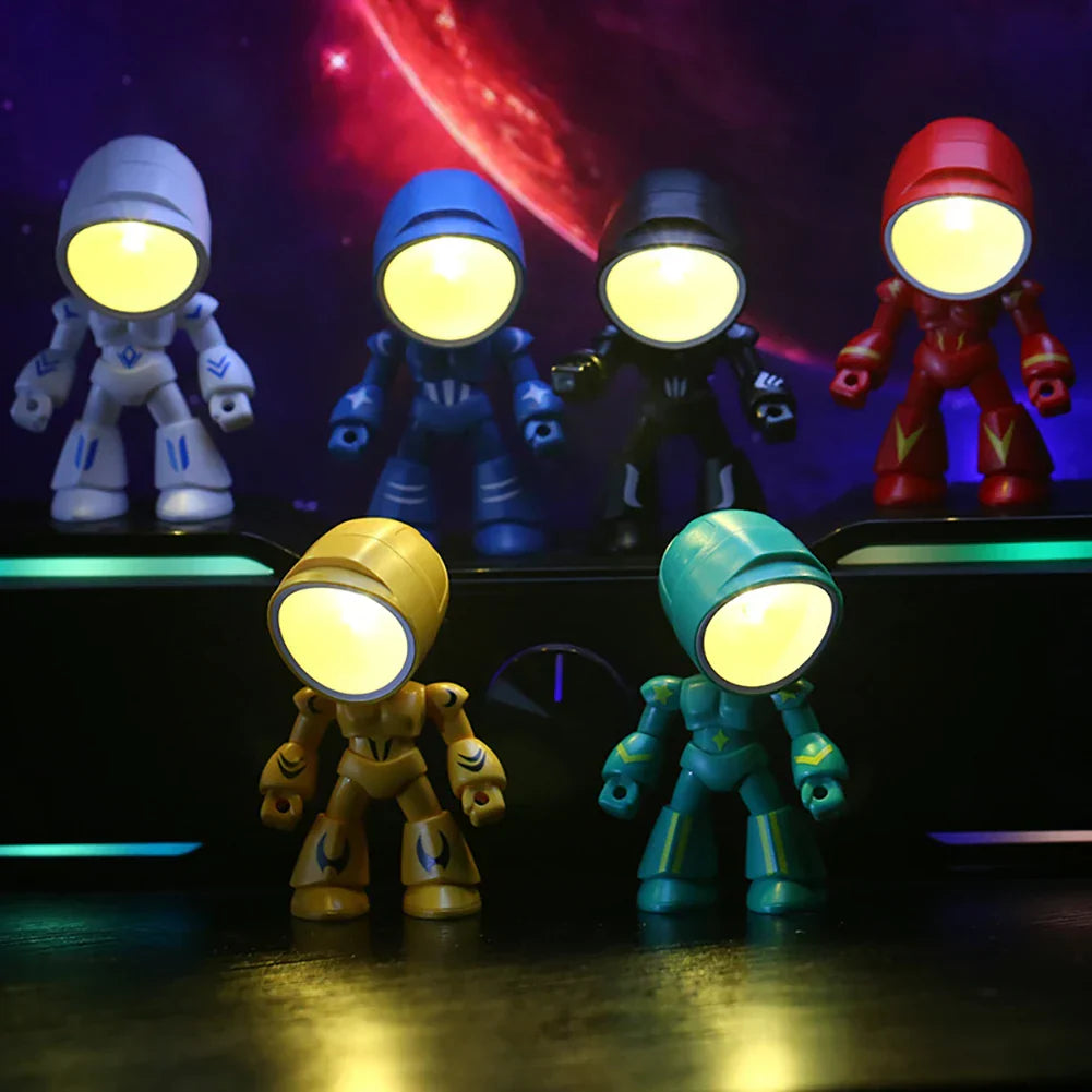Cute Robot Table Lamp – Creative LED Light for Children's Room and Desk | Bowlift