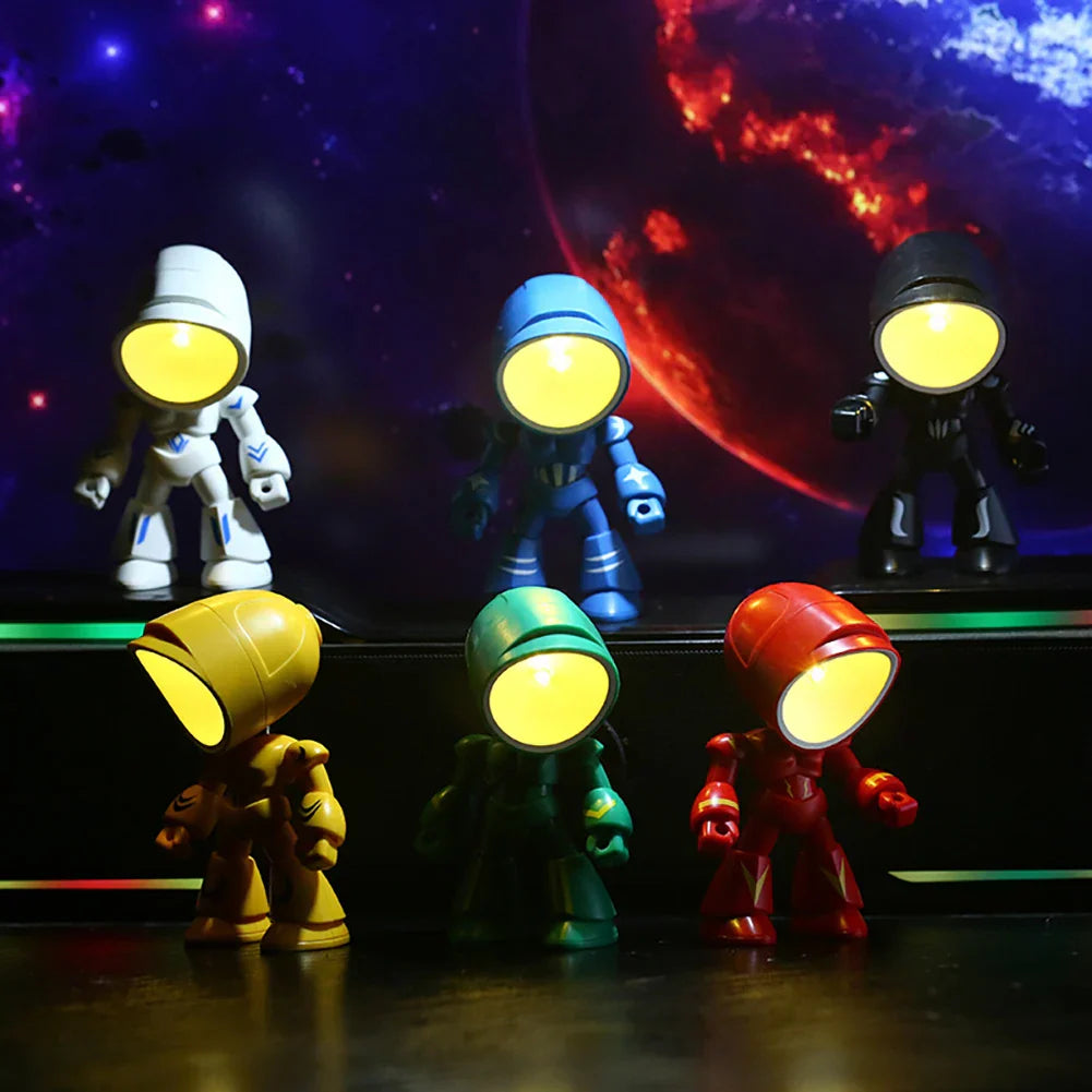 Cute Robot Table Lamp – Creative LED Light for Children's Room and Desk | Bowlift