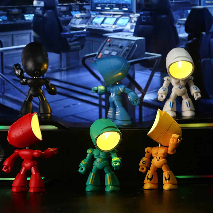 Cute Robot Table Lamp – Creative LED Light for Children's Room and Desk | Bowlift
