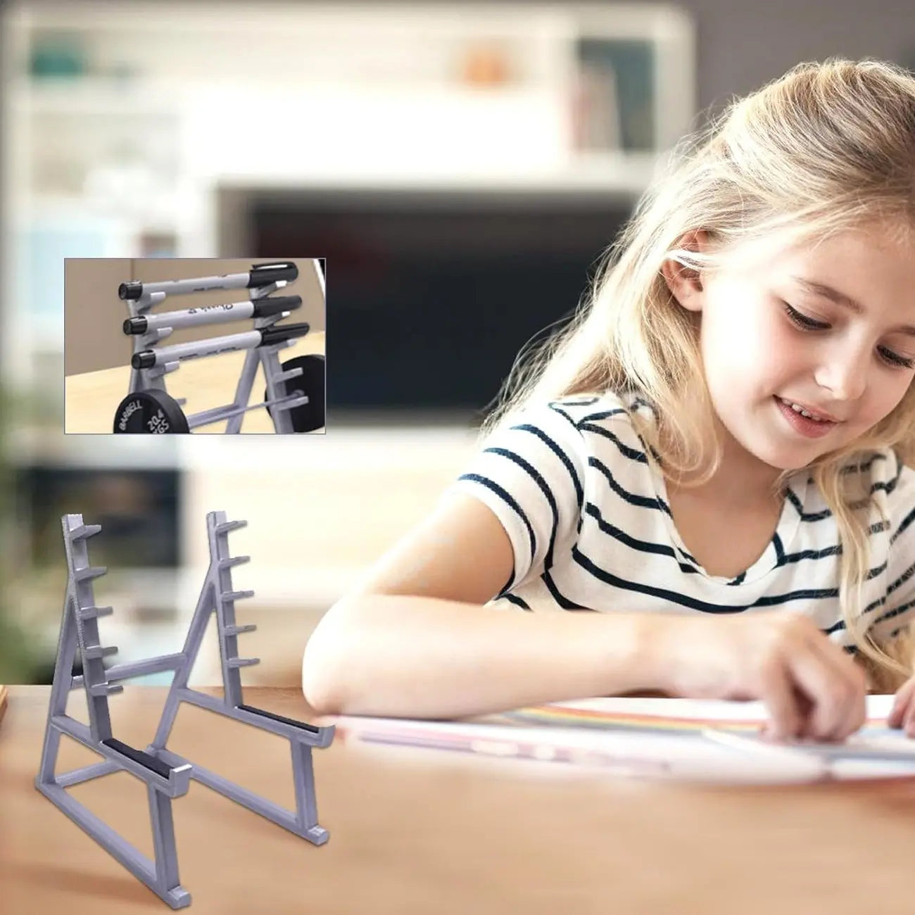 BowLift | Mini-Squat-Rack-Pen Holder – Unique Gift for Fitness Fans