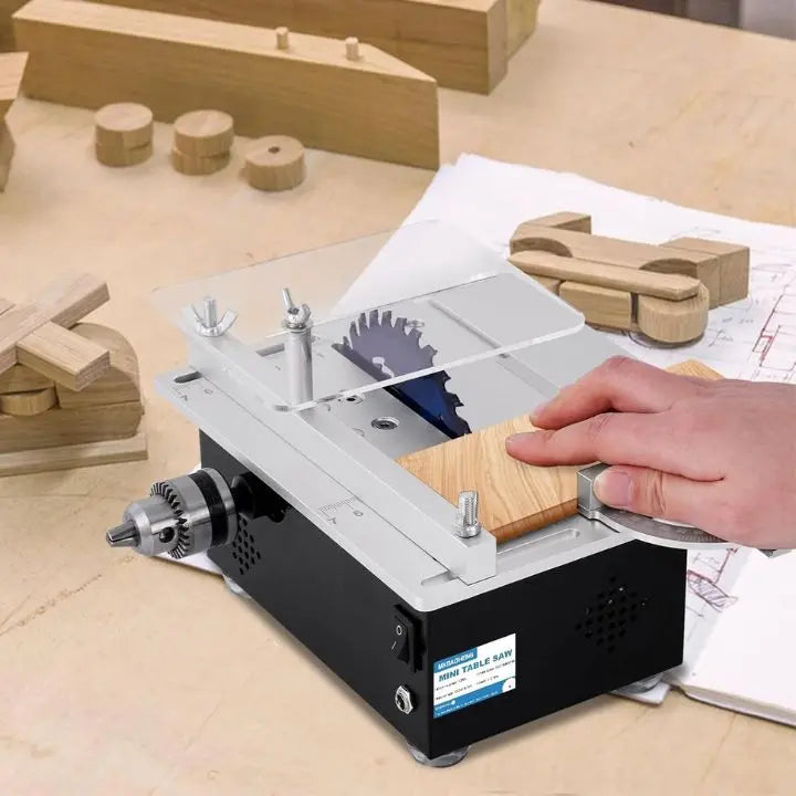 BowLift | Mini Table Saw – Precise DIY Cuts for Wood & Models