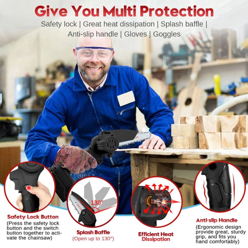BowLift | Powerful 6-Inch Mini Chainsaw
