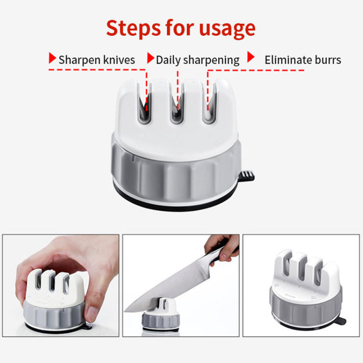 Mini Three-slot Suction Cup Sharpener | Bowlift