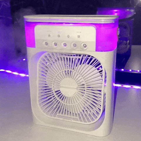 Mini Ice Nebula Fan 2-in-1 Portable | Bowlift