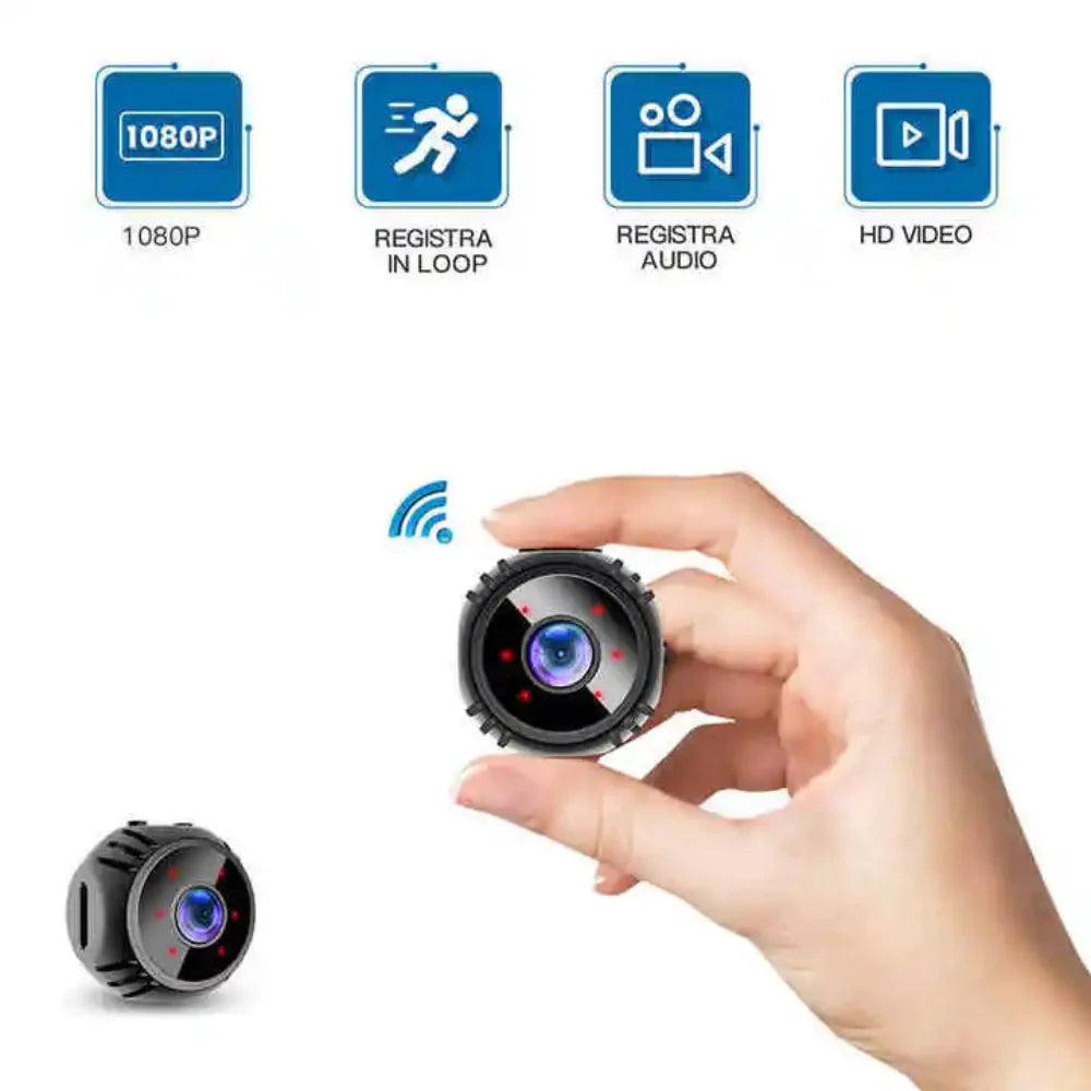 BowLift | Mini WiFi Security Camera 4K Night Vision Motion Detection