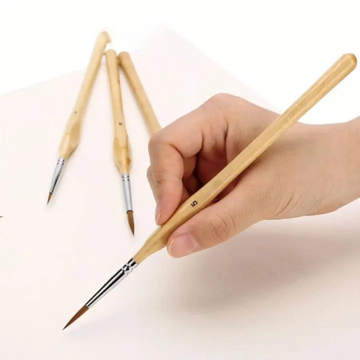 BowLift | Miniature Detail Brush Set – 11-piece for modeling & art
