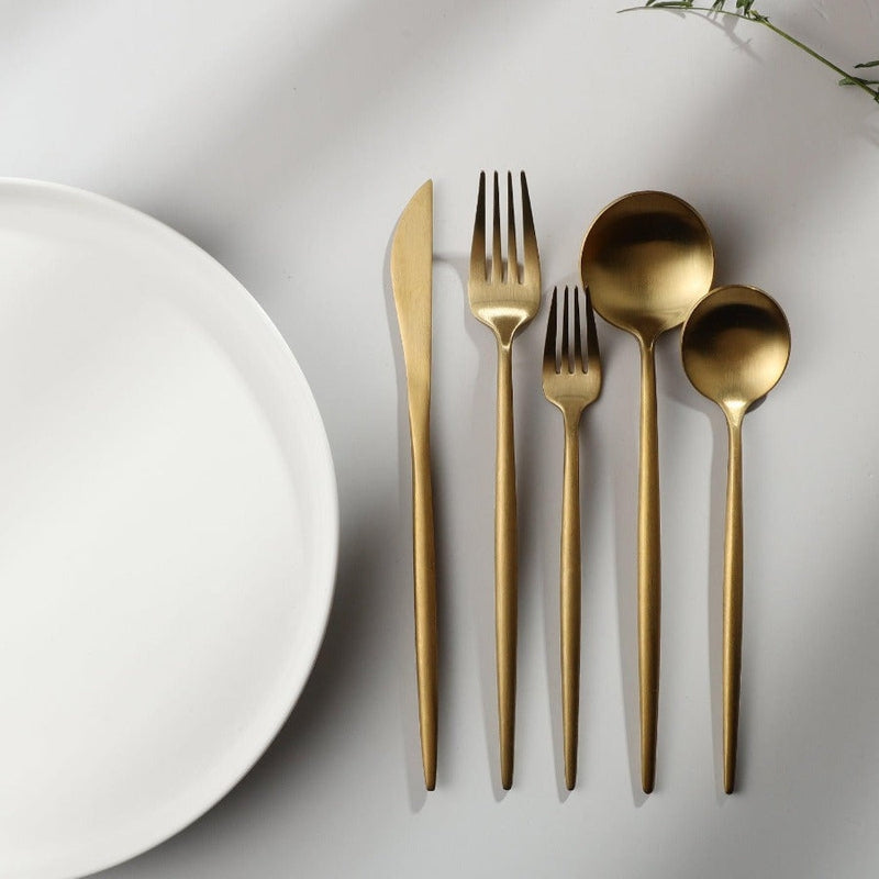 BowLift | Modern Luxe Cutlery Set of Stainless Steel in Stylish Colors