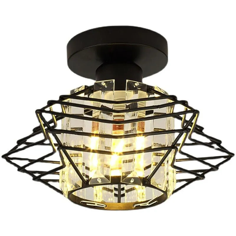 Modern Crystal Ceiling Light – Elegant Nordic Ceiling Lamp for Living Room and Hallway | Bowlift