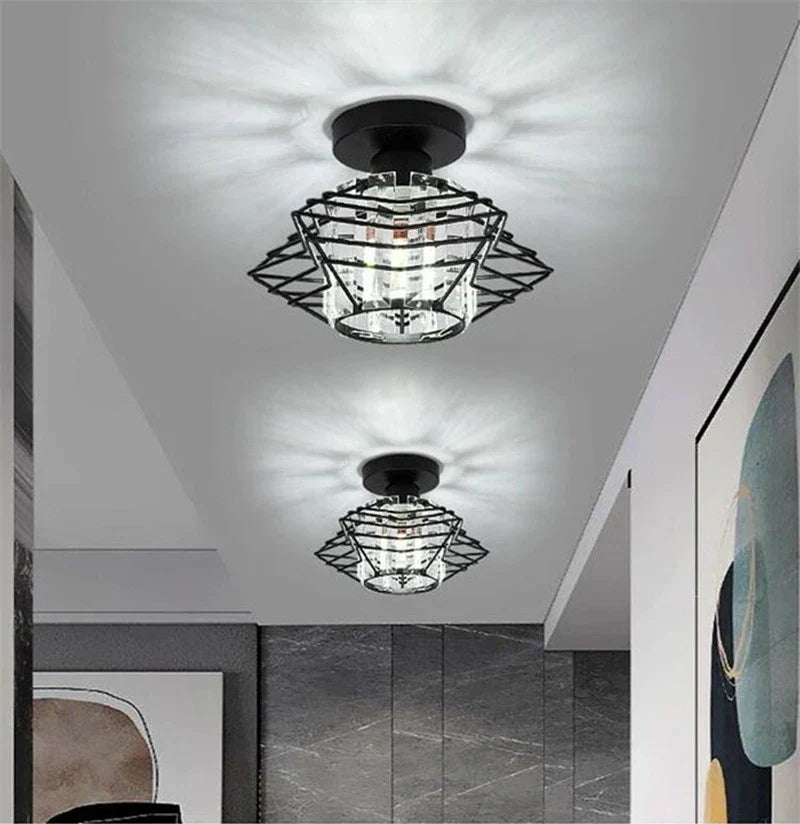 Modern Crystal Ceiling Light – Elegant Nordic Ceiling Lamp for Living Room and Hallway | Bowlift