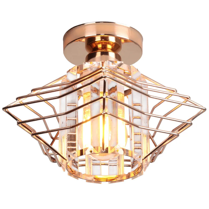 Modern Crystal Ceiling Light – Elegant Nordic Ceiling Lamp for Living Room and Hallway | Bowlift