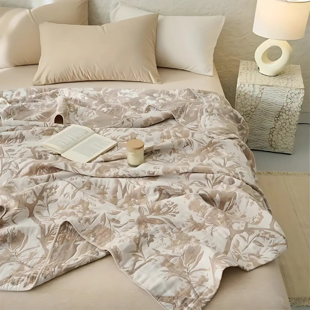 BowLift | Mirel All-Season Cotton Floral Blanket