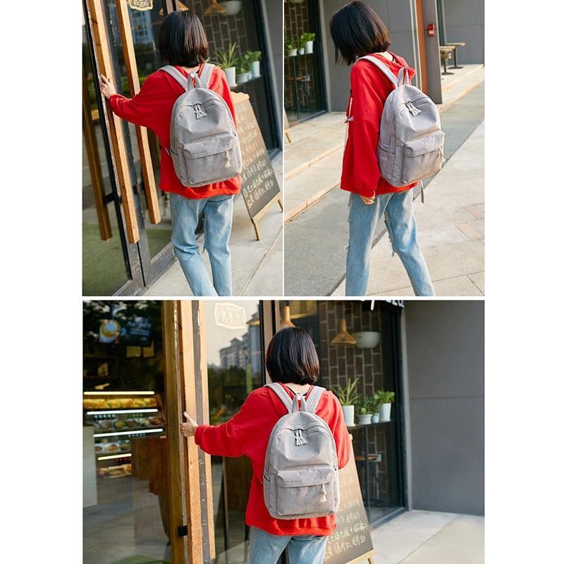 BowLift | Pastel Corduroy Backpack