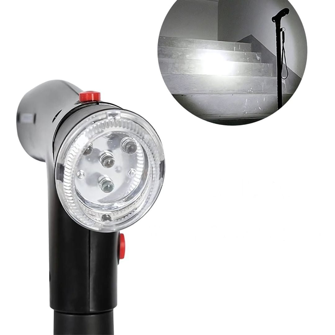 BowLift | Folding Cane - Lightweight Telescopic Walking Stick for Seniors & Travelers - Collapsible Mobility Aid for Easy Transport