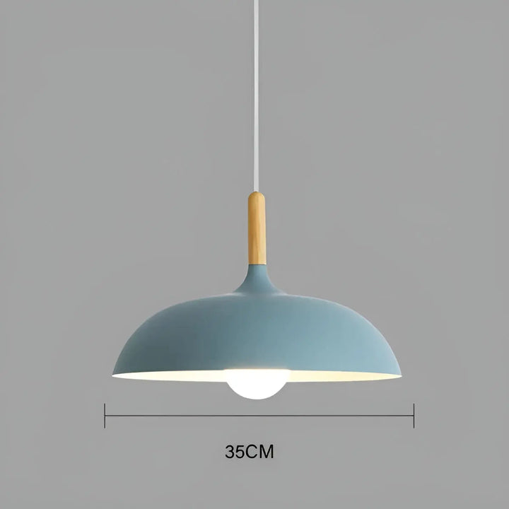 BowLift | Scandinavian Elegance: Luxury Oak Ceiling Lamp with LED Lighting