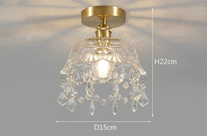 Modern Glass Pendant Lamp – Crystal Clear Design for Living Room & Dining Room | Bowlift