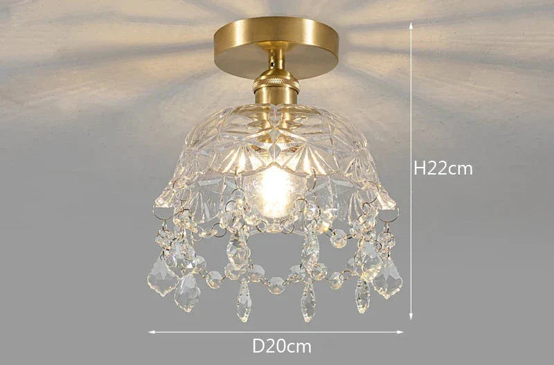 Modern Glass Pendant Lamp – Crystal Clear Design for Living Room & Dining Room | Bowlift
