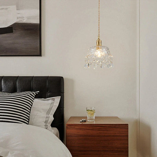 Modern Glass Pendant Lamp – Crystal Clear Design for Living Room & Dining Room | Bowlift