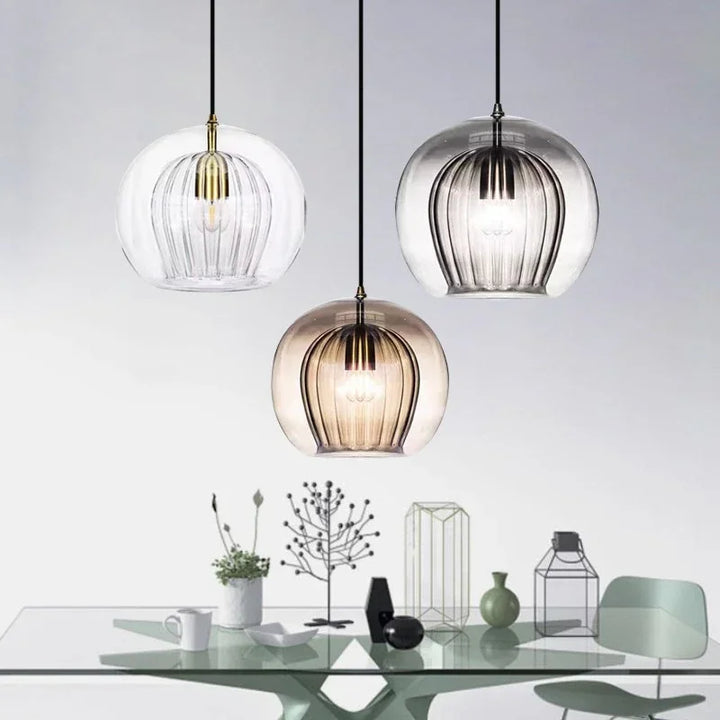BowLift | GlassElegance Pendant Light - Modern Contemporary Hanging Light