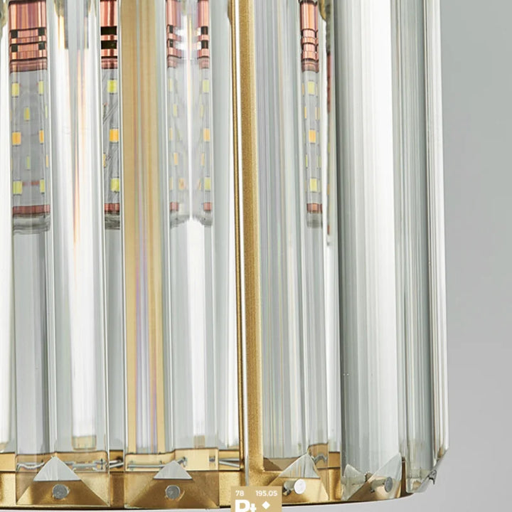 BowLift | LuxeGlow SparkleLamp - Elegant K9 Crystal Pendant Light