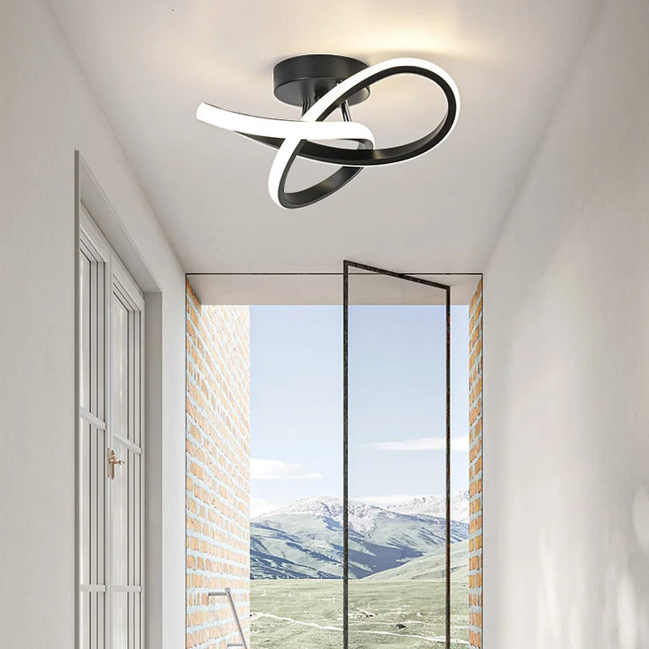 Modern LED ceiling light for hallway and corridor – Stylish lighting | Bowlift