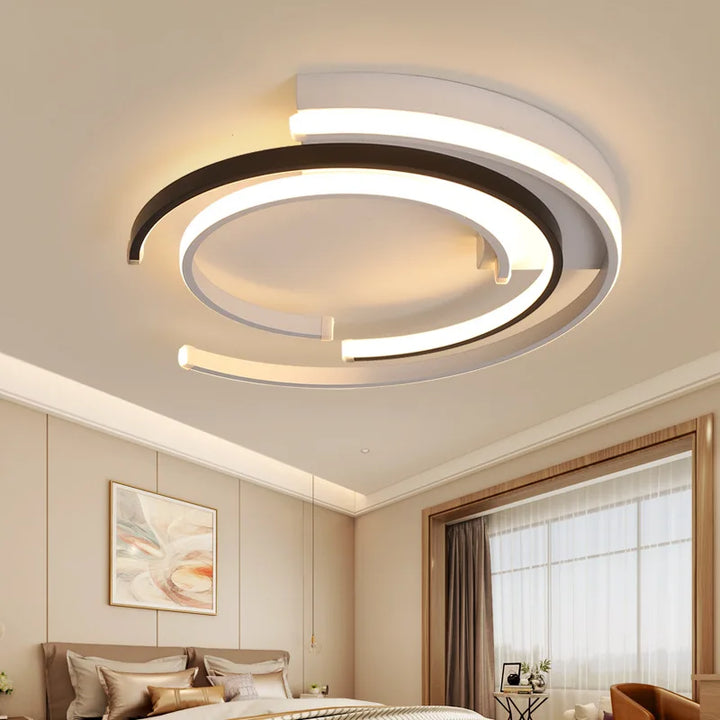 Modern LED Ceiling Light Dimmable | Designer Ceiling Lamp for Living Room | Bowlift