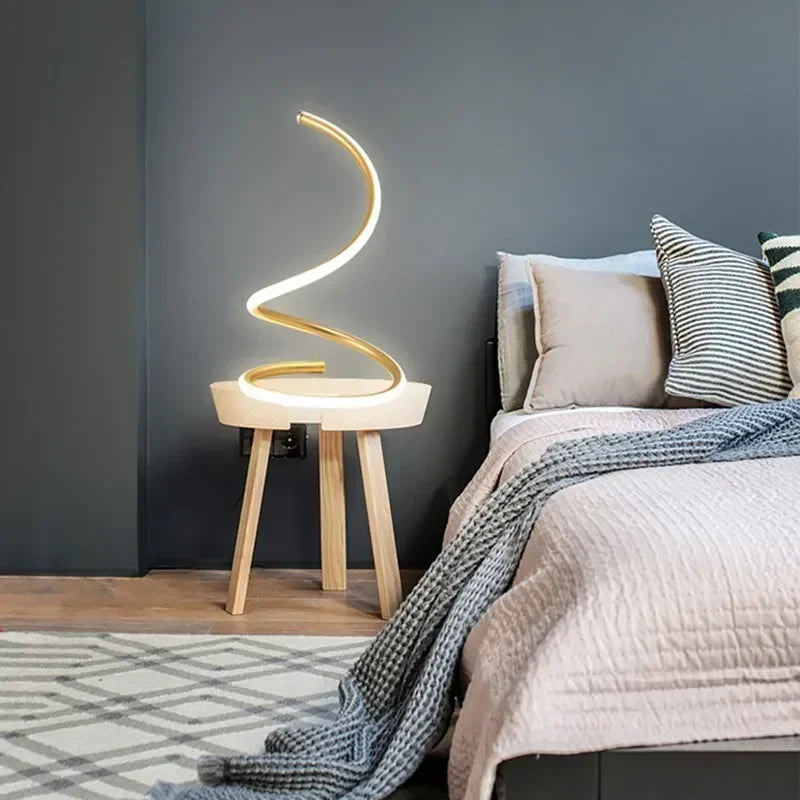 BowLift | Minimalist LED Table Lamp with Adjustable Shade - Stylish Lighting for Home