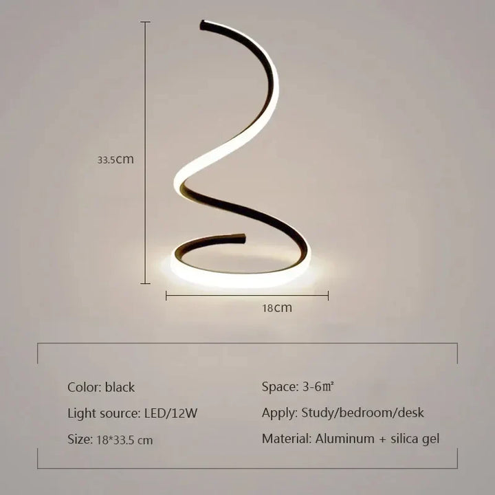 BowLift | Minimalist LED Table Lamp with Adjustable Shade - Stylish Lighting for Home