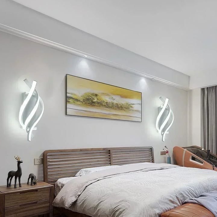 BowLift | Spiral-shaped wall light