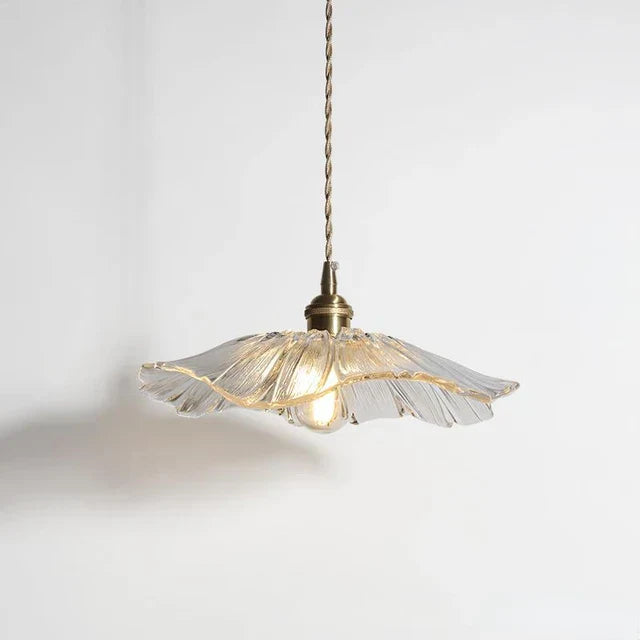 BowLift | FloraShine Light - Elegant Flower Glass Pendant Lamp